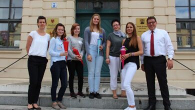 Sieben neue Lehrlinge beginnen in diesem Jahr ihre Ausbildung bei der Stadt Bernau.