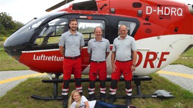 Christoph 64 zum Anfassen - Tag der offenen Tür bei der DRF Luftrettung in Angermünde