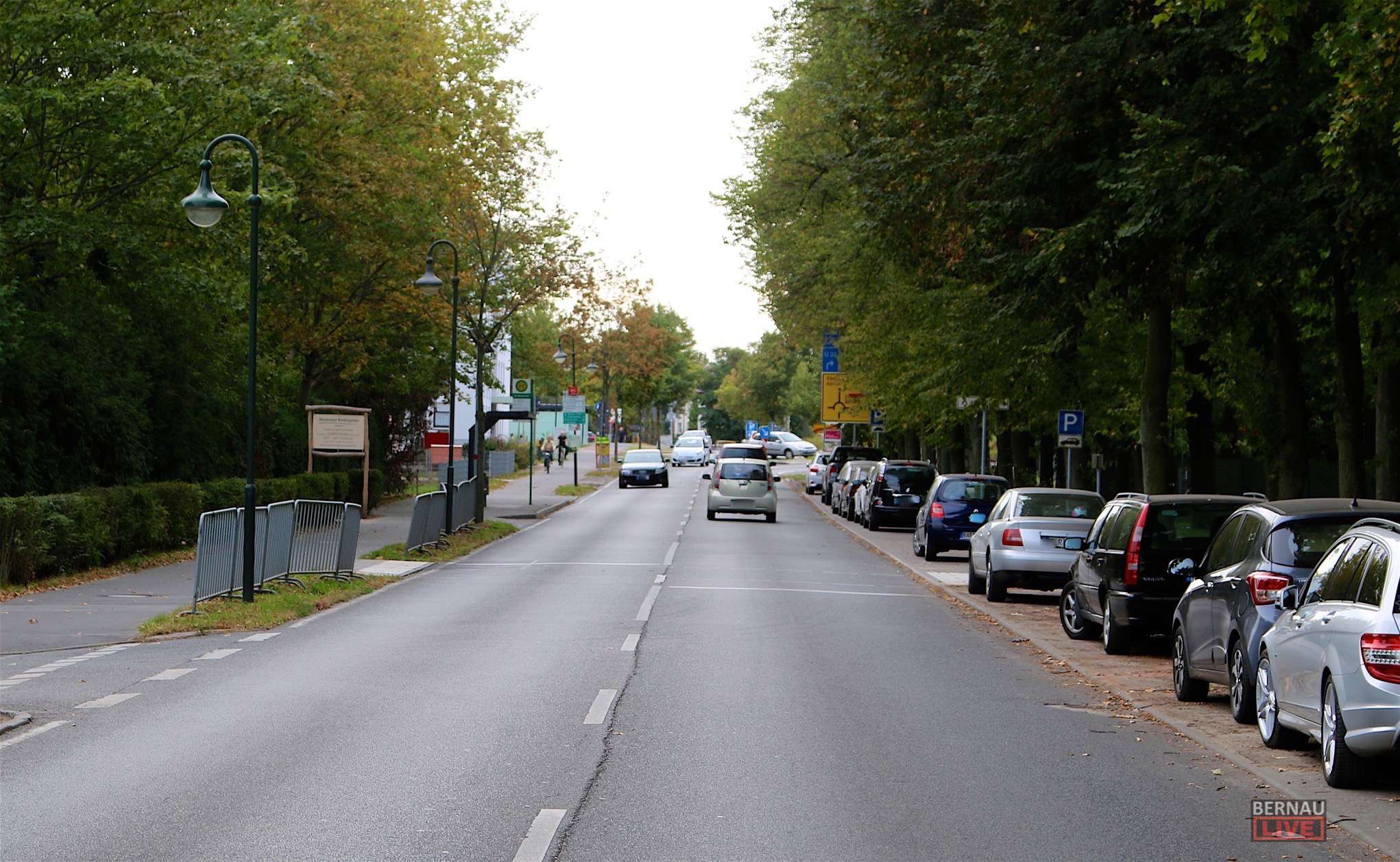 Bernau: Bedarfsampel vor Kita an der Oranienburger Strasse abgebaut