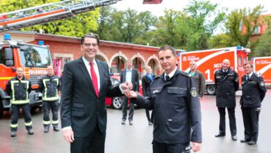 Neuer Rettungswagen-Standort der Berliner Feuerwehr in Berlin-Buch