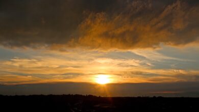 Bernau: Ein seltener Anblick in den letzten Tagen: Sonne