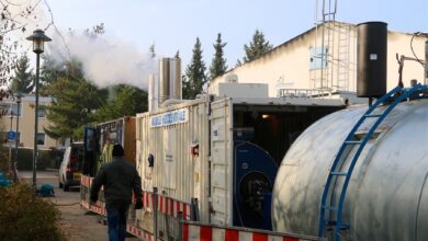 Stadtwerke Bernau: Mobile Heizzentrale am Netz – Wärmeleistung ist jedoch eingeschränkt