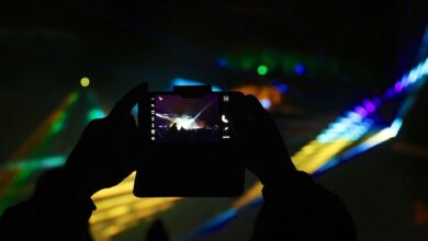 Begeisterung zur Feuerwerk- und Lasershow der Bahnhofs-Passage Bernau