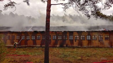 Grossbrand beschäftigt zahlreiche Feuerwehren in Biesenthal (Nachtrag)