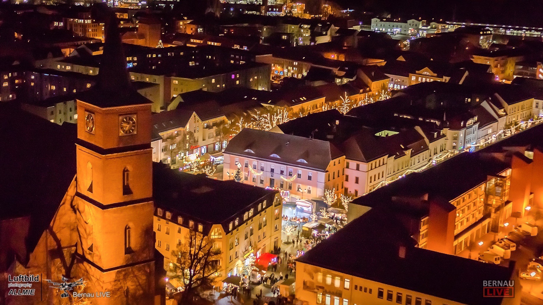 Wir lieben unsere Stadt Bernau - Gute Nacht für heute...