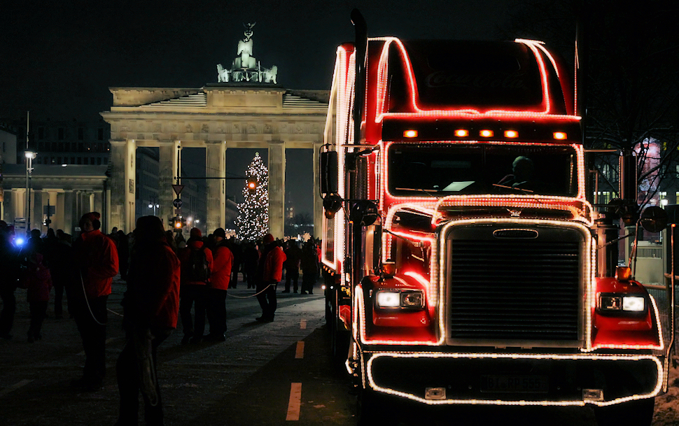 Coca Cola sagt Weihnachtstrucks - Tour-Finale in Berlin ab