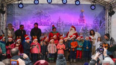 Weihnachtsmarkt in Bernau vor wenigen Minuten offiziell eröffnet