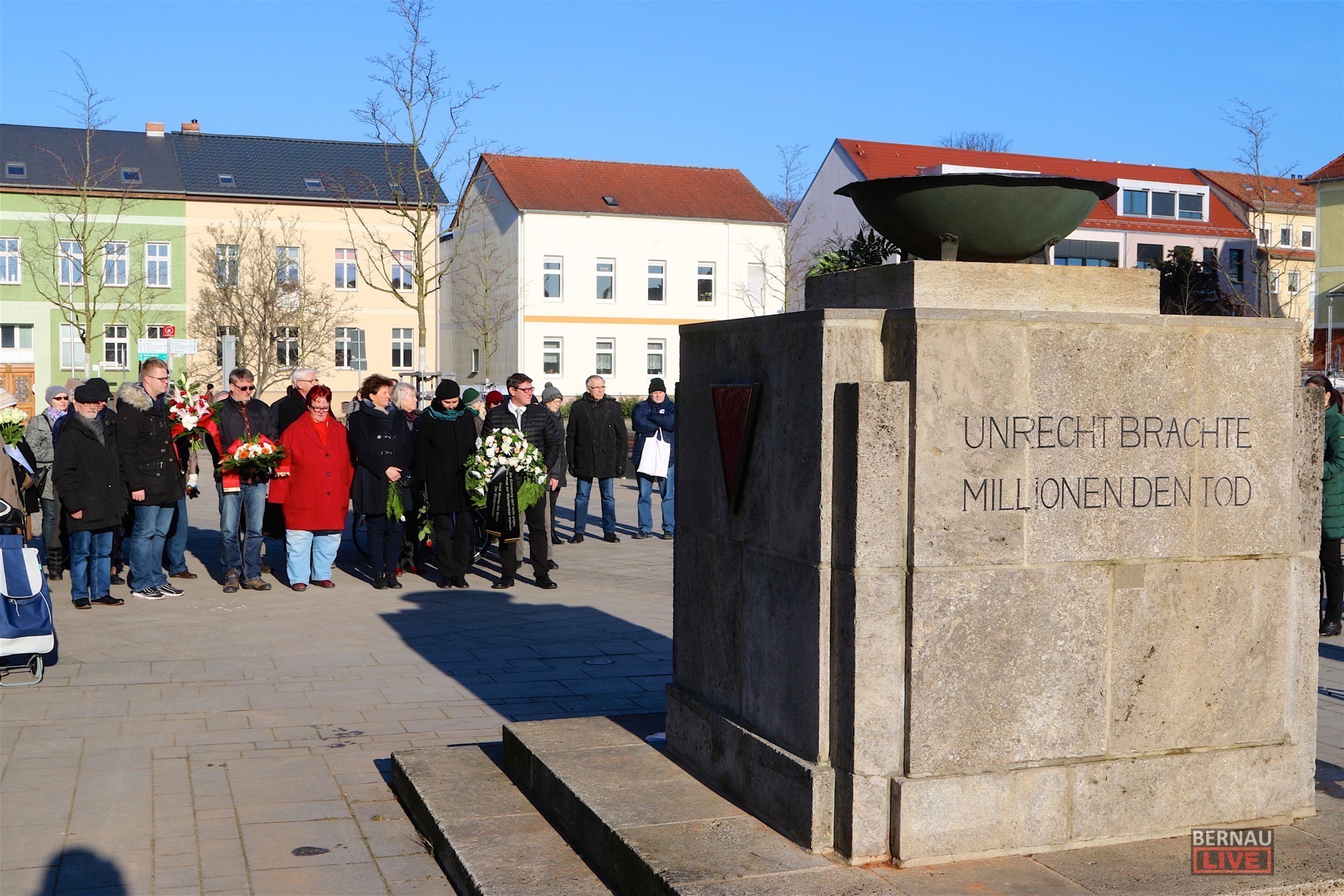 Gedenken an die Opfer des Nationalsozialismus in Bernau