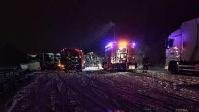 A11 zwischen Bernau Nord und Bernau Süd - schwerer Unfall - Vollsperrung!