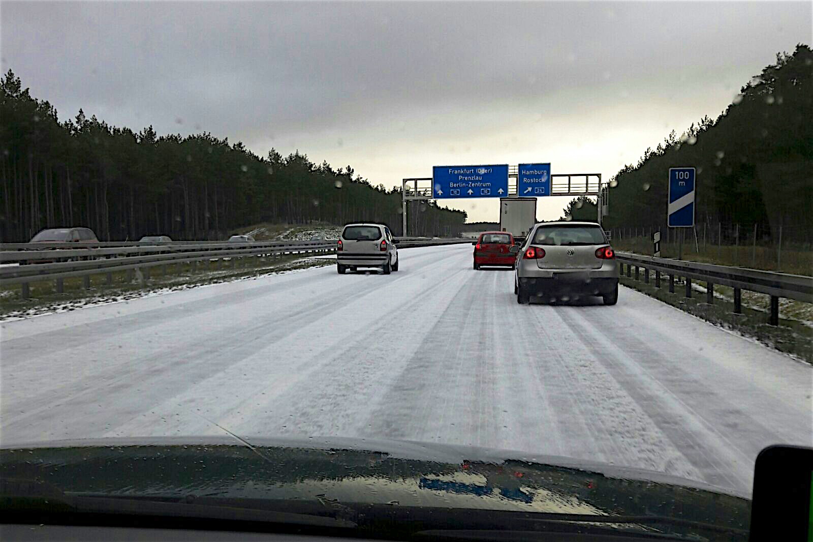 Barnim: Vorsicht: Schnee und Eis auf den Autobahnen