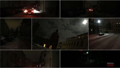 Zappeduster in der Bernauer Innenstadt - Stromausfall!