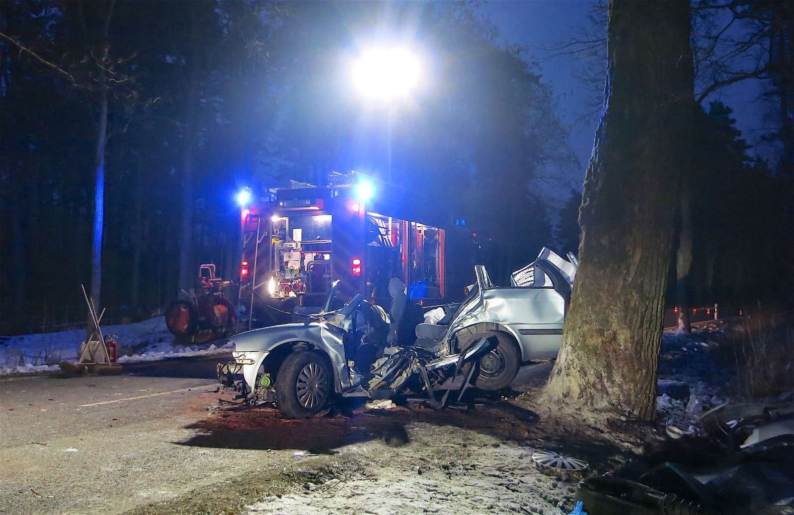 Bernau: 29-jähriger bei Unfall in Albertshof tödlich verletzt