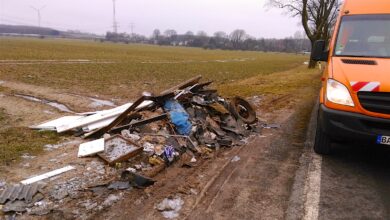 Bernau: Und wieder landete Bauschutt und Müll am Straßenrand
