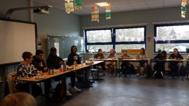 Tobias Seiler Oberschule in Bernau: Englisch mit Basketball-Stars