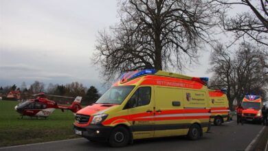 Verkehrsunfall auf der B2 (L200) forderte 3 Schwerverletzte