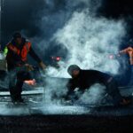 20 Tonnen Asphalt für die Kreuzung an der Jahnstraße in Bernau 2 Bernau LIVE