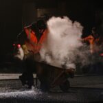 20 Tonnen Asphalt für die Kreuzung an der Jahnstraße in Bernau 3 Bernau LIVE