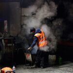 20 Tonnen Asphalt für die Kreuzung an der Jahnstraße in Bernau 7 Bernau LIVE