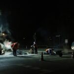 20 Tonnen Asphalt für die Kreuzung an der Jahnstraße in Bernau 9 Bernau LIVE