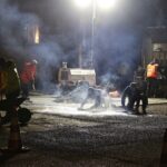 20 Tonnen Asphalt für die Kreuzung an der Jahnstraße in Bernau 10 Bernau LIVE