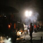 20 Tonnen Asphalt für die Kreuzung an der Jahnstraße in Bernau 12 Bernau LIVE