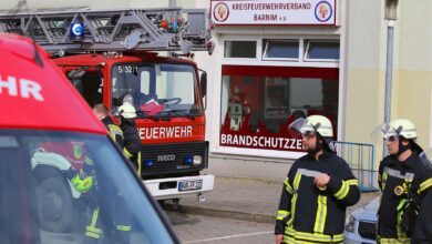 Biesenthal: Feuer beim Kreisfeuerwehrverband Barnim e.V.