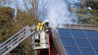 Biesenthal: Feuerwehr verhindert Brand eines Einfamilienhauses