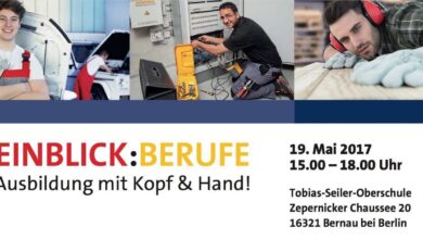 EINBLICK:BERUFE: Unternehmen aus Bernau stellen sich vor