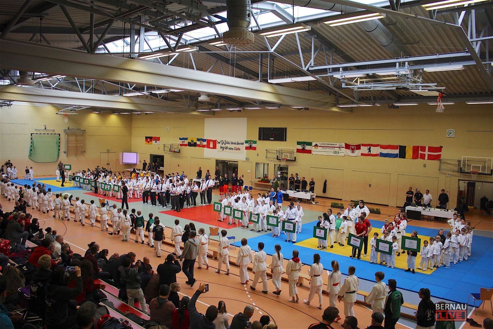 Großes Ju-Jutsu Turnier in der Erich Wünsch Halle Bernau