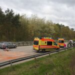 Schwerer Verkehrs-Unfall auf der A11 in Höhe Bernau Nord