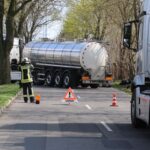 Schwerer Verkehrsunfall zwischen Motorrad und LKW in Albertshof 3 Bernau LIVE