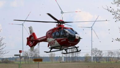 Bernau: Schwerer Verkehrsunfall zwischen Motorrad und LKW in Albertshof