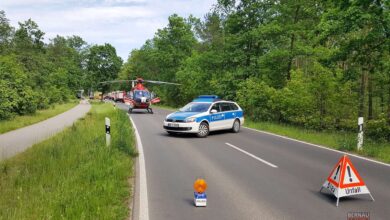 Verkehrshinweis: Vollsperrung Bernauer Damm / Gorinsee