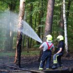 Barnim: Wald/Flächenbrand Nahe des Liepnitzsees