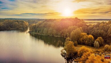 Barnim: Liebe Abend-Grüße vom Hellsee und gute Nacht