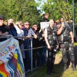 Großaufgebot der Polizei begleitete Demonstrationen in Bernau 4 Bernau LIVE