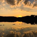 Das (Strandbad) und der Große Wukensee heute Abend beim RBB (TV) 18 Was für ein schöner Sommerabend in Bernau und Drumherum