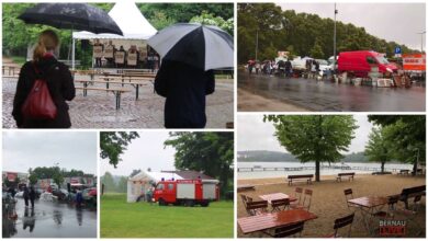 Bernau - Barnim: Regen sorgte für teils leere Veranstaltungen