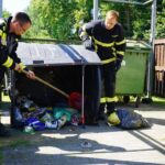 Feuerwehr Bernau befreite Waschbären-Kinder aus misslicher Lage 3 Feuerwehr Bernau befreite Waschbären-Kinder aus misslicher Lage