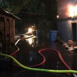 Feuerwehr Bernau 16 Stunden im (Regen) Dauereinsatz - Danke! 7 Regen in Bernau: Feuerwehr pumpt die Nacht durch