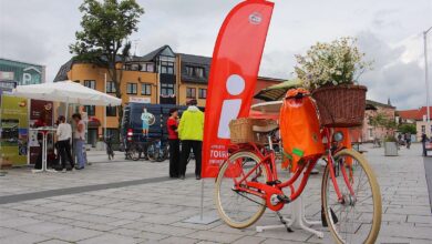 Bernau: Wochenmarkt - Spezial und Fahhrad-Check/Tipps am Bahnhof