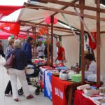 Bernau: Pressefest der LINKEN und Mädchenflohmarkt am Steintor 7 Bernau LIVE