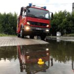 Dicke Wolken mit teils starkem Regen und Gewitter zogen am heutigen Nachmittag durch unsere Region und Berlin.