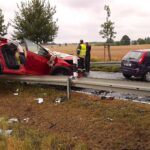 Schrecklicher Verkehrsunfall zwischen Birkholzaue und Blumberg 5 Bernau LIVE