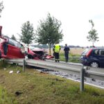 Schrecklicher Verkehrsunfall zwischen Birkholzaue und Blumberg 3 Bernau LIVE