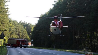 Wandlitz: Schwerer Verkehrsunfall zwischen Radfahrer und LKW