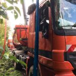 Bernau: Verunfallter LKW soeben aus dem Graben gehoben 4 Bernau LIVE