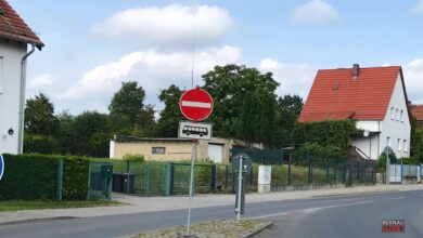Nachtrag: Einfahrt Elbestraße von der Zepernicker Chaussee verboten