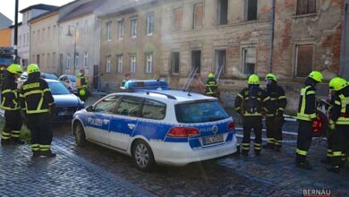 Bernau: Hausbrand in der Wallstraße - war es Brandstiftung?