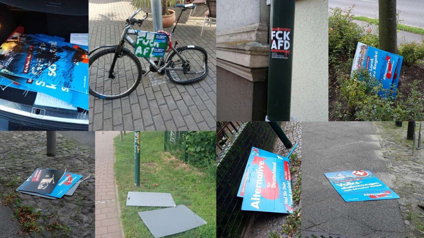 Bernau: AfD zeigt sich besorgt über abgerissene Plakate